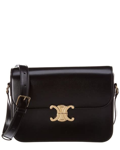 celine black pouch|WOMEN'S LUXURY BLACK SHOULDER BAGS .